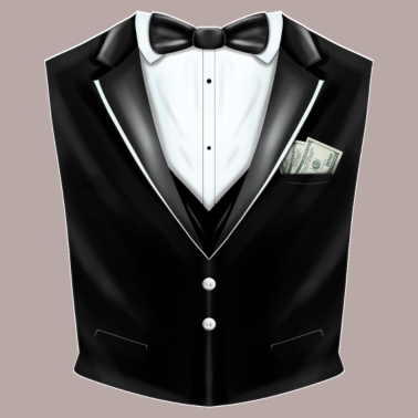 Motiv Smoking Anzug Junggesellenabschied Hochzeit Sakko