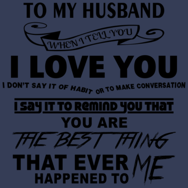 Motiv Mein Ehemann ist das beste was mir passier ist