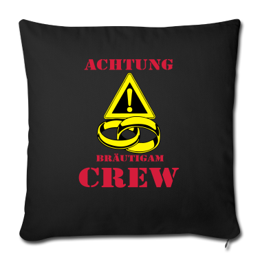 Hochzeit Kissenbezug - Bräutigam Crew Farbe