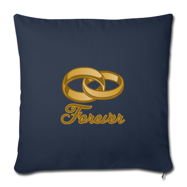 Hochzeit Kissenbezug - Für immer Ehering Hochzeit Geschenk
