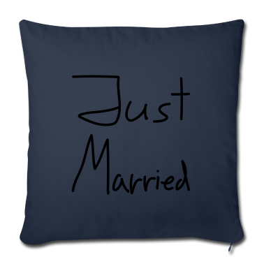 Hochzeit Kissenbezug - Just Married - Frisch verheiratet