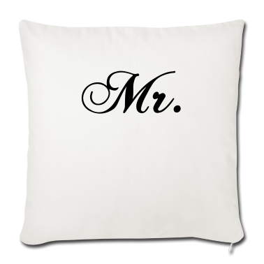 Hochzeit Kissenbezug - Mr and Mrs married Hochzeit Feier Verheiratet Mrs