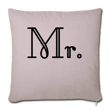 Hochzeit Kissenbezug - Mr and Mrs married Hochzeit Feier Verheiratet Mr