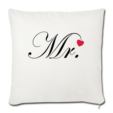 Hochzeit Kissenbezug - Mr. and Mrs. married Hochzeit Feier Verheiratet Mr