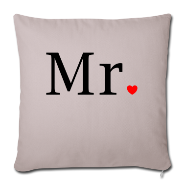 Hochzeit Kissenbezug - Mr and Mrs married Hochzeit Feier Verheiratet Mrs