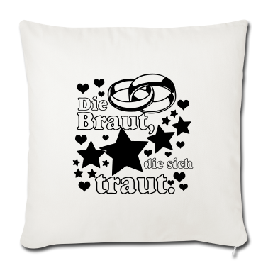 Hochzeit Kissenbezug - Die Braut die sich traut