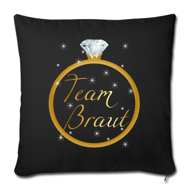 Hochzeit Kissenbezug - Team Bride Braut Ring Junggesellenabschied Gruppe