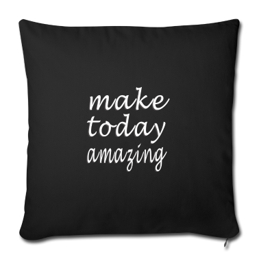 Hochzeit Kissenbezug - make today amazing grossartiger Tag Geschenk