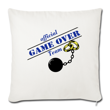 Hochzeit Kissenbezug - Game Over Team JGA