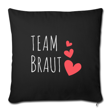 Hochzeit Kissenbezug - Team Braut