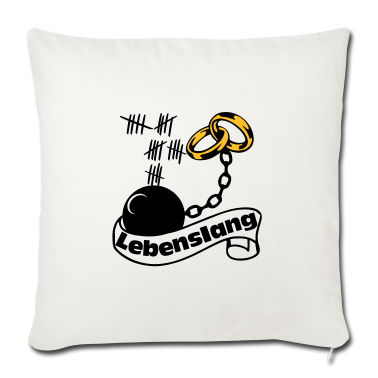 Hochzeit Kissenbezug - Lebenslang JGA .../+
