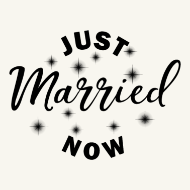 Motiv Just Married Now Hochzeit Geschenk
