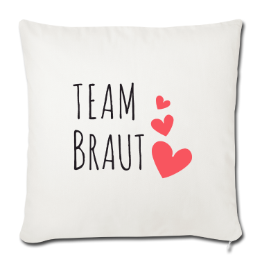 Hochzeit Kissenbezug - Team Braut