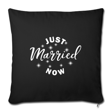 Hochzeit Kissenbezug - Just Married Now Hochzeit Geschenkidee