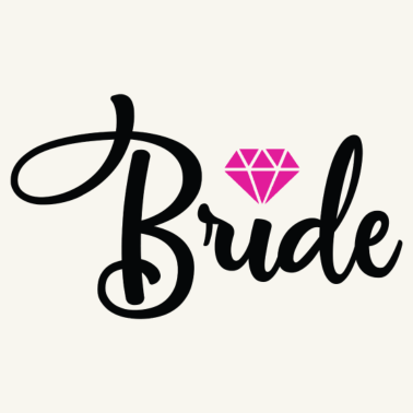 Motiv Bride Braut Diamant Hochzeit Heirat Party Geschenk