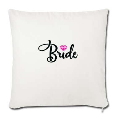Hochzeit Kissenbezug - Bride Braut Diamant Hochzeit Heirat Party Geschenk