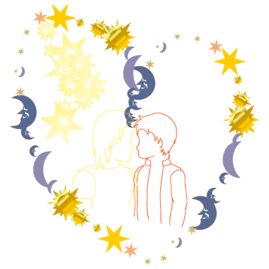 Motiv Liebespaar/Hochzeitsfeier