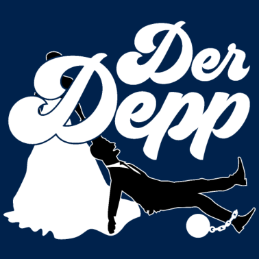 Motiv DEPP BRÄUTIGAM HOCHZEIT JGA JUNGGESELLE
