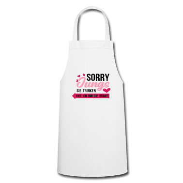 Hochzeit Schürze - Braut Bride To Be Lustiges JGA Shirt