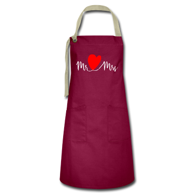 Hochzeit Schürze - I Love Mr.und Mrs. Hochzeitsfeier, Feier, Wedding