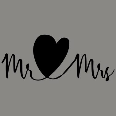 Motiv Mr.und Mrs. Hochzeitsfeier, Feier, Tag, Love, i