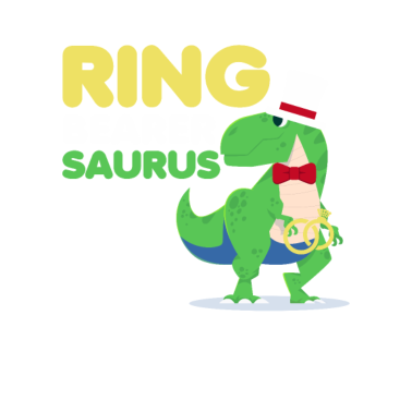 Motiv Jungen Ringträger Dinosaurier Rex Hochzeitsfeier