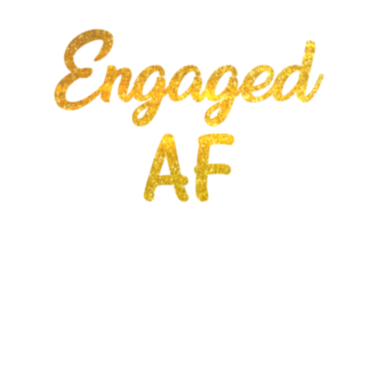 Motiv Verlobte AF Braut Dusche Hochzeitsfeier Verlobung