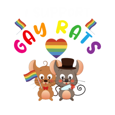 Motiv LGBT Support Schwule Ratten Hochzeitsfeier schwul