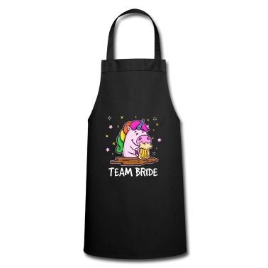 Hochzeit Schürze - Team Braut Junggesellinnenabschied Einhorn