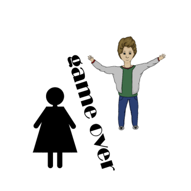 Motiv Hochzeit/game over