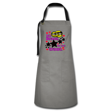 Hochzeit Schürze - Die Braut die sich ../+