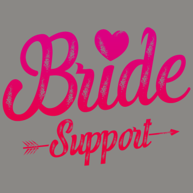 Motiv Braut Support Herz Team Junggesellinnen