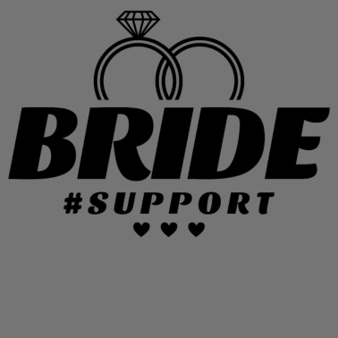 Motiv Braut Support Herz Team