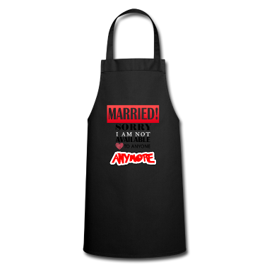 Hochzeit Schürze - Verheiratet! Lustiger Spruch für Ehepaare Geschenk