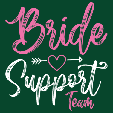 Motiv Braut Support Herz Team