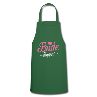 Hochzeit Schürze - Braut Support Team Herz