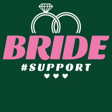 Motiv Braut Support Herz Team