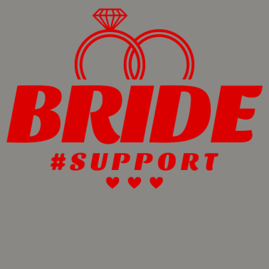 Motiv Braut Support Herz Team