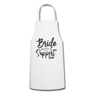 Hochzeit Schürze - Braut Support Herz Team
