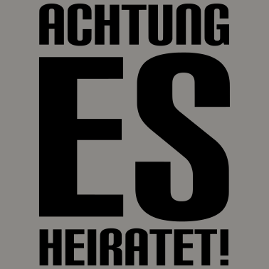 Motiv Achtung es heiratet!