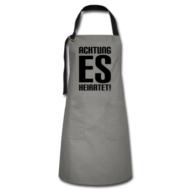 Hochzeit Schürze - Achtung es heiratet!