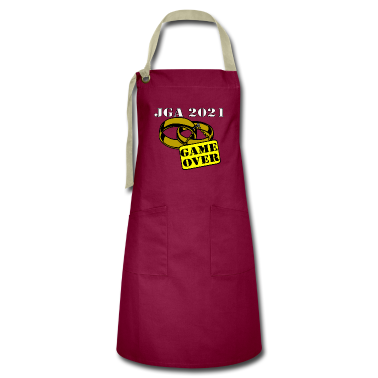 Hochzeit Schürze - JGA 2021 Ehe Schild game over ...-