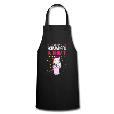 Hochzeit Schürze - Einhorn Braut Schwanger Heirat Hochzeit Baby