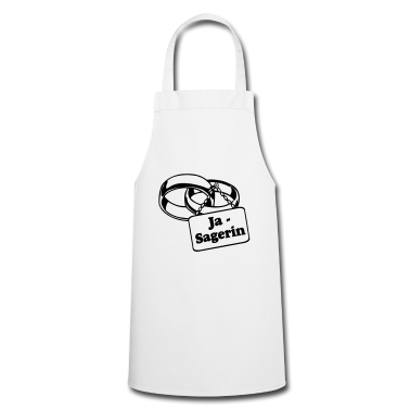 Hochzeit Schürze - Ja Sagerin .../+