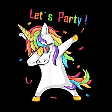 Motiv Tanzendes Einhorn Dabbing Unicorn Party Geburtstag