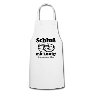 Hochzeit Schürze - Ehe Schluß mit Lustig