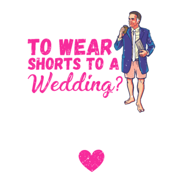 Motiv Hochzeit Kurze Hose Tragen Feier Anzug Braut