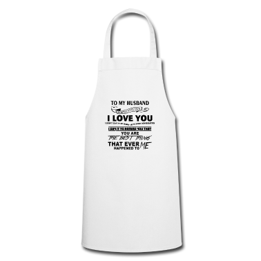 Hochzeit Schürze - Mein Ehemann ist das beste was mir passier ist