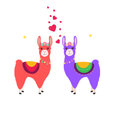 Motiv Team Braut Alpaka Verlobung Geschenk