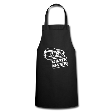 Hochzeit Schürze - JGA Ehe Schild game over ...+